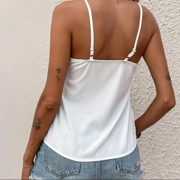 White lace cami top - Picture 7 of 10